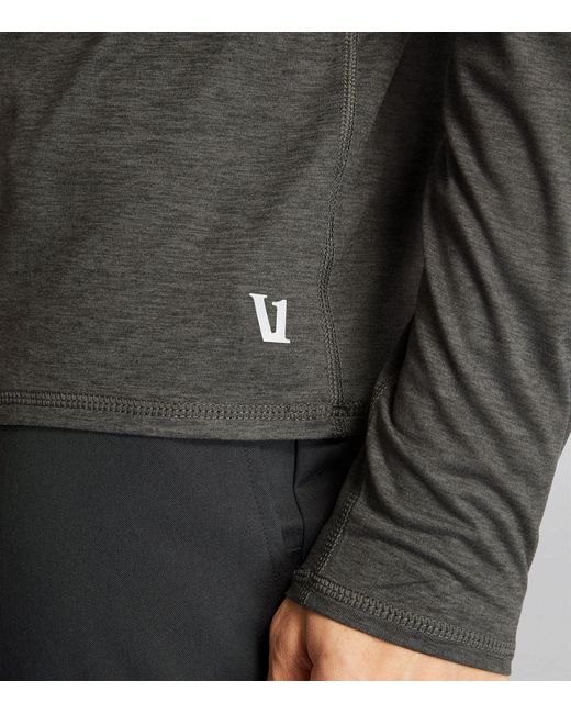 vuori Gray Ease Performance 2.0 Half-zip Sweatshirt for men