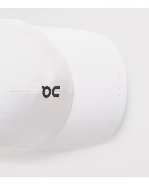 On Shoes White Court Baseball Cap