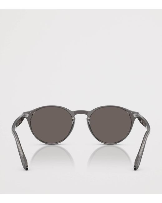 Persol Gray Po3092Sm Round Sunglasses for men