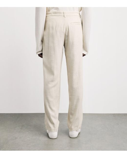 PAIGE Natural Woven Tiano Trousers for men