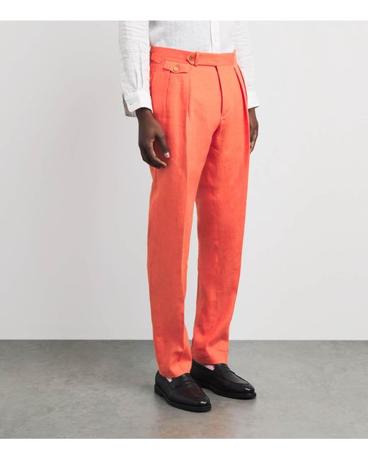 Polo Ralph Lauren Linen Tailored Trousers for men