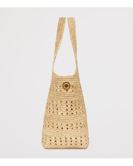 Saint Laurent Metallic Medium Icare Tote Bag