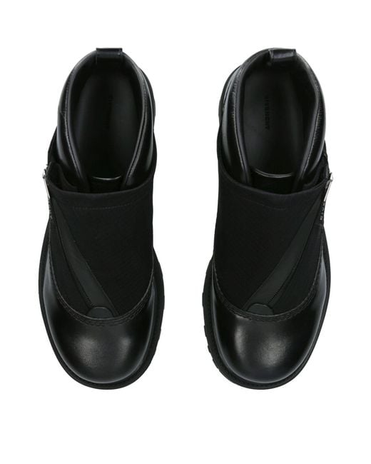 Givenchy Black Zip Storm Ankle Boots for men