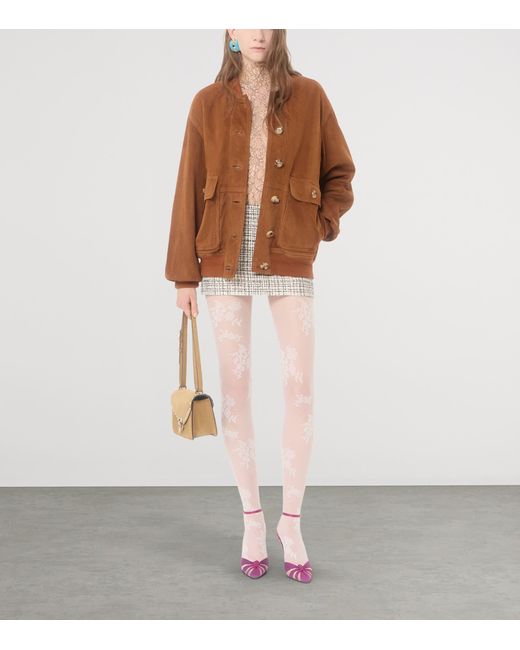 Valentino Natural Tweed Mini Skirt