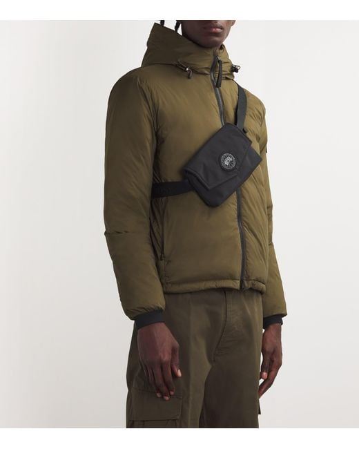 Canada Goose Black Mini Waist Bag for men
