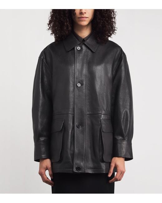 Arma Black Leather Maeve Jacket