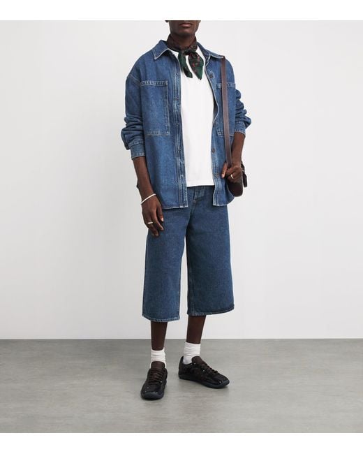 Agolde Blue Beesley Denim Shorts for men
