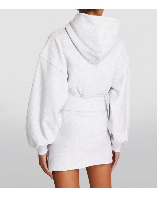 alexander wang hoodie dress