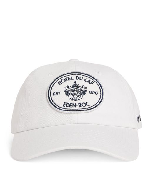 Sporty & Rich White Eden Crest Baseball Cap