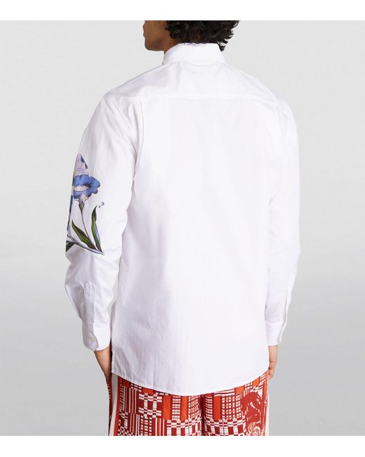 Ahluwalia White Shakti Jacquard Shirt for men
