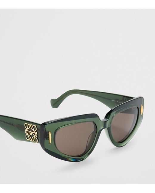 Loewe Green Small Butterfly Screen Sunglasses