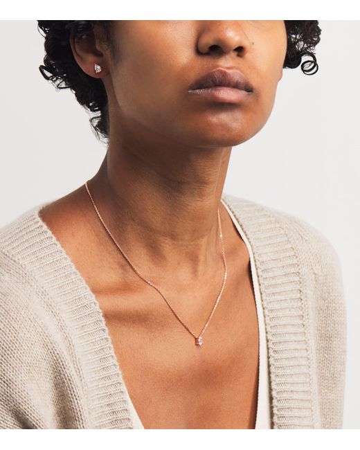 Harrods Metallic And Diamond Necklace