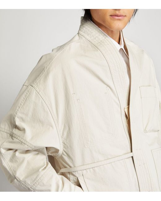 Mordecai Natural Kimono Field Jacket for men