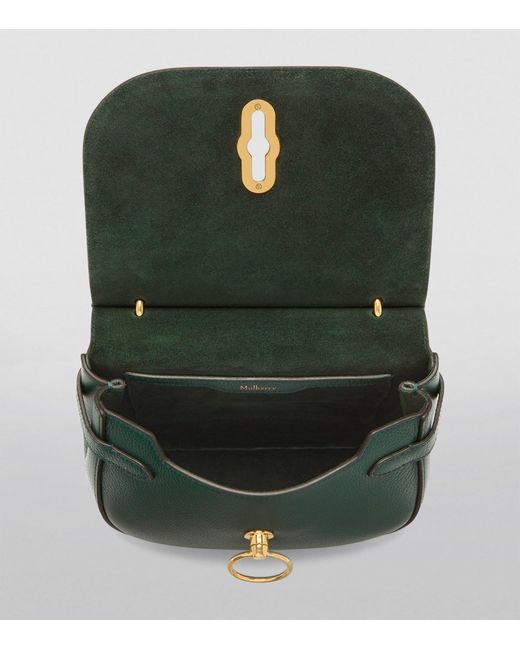 Mulberry Green Small Leather Amberley Cross-Body Bag