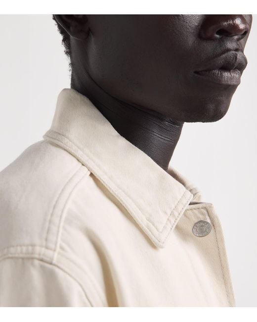 Samsøe & Samsøe White Organic Cotton Sachore Overshirt for men