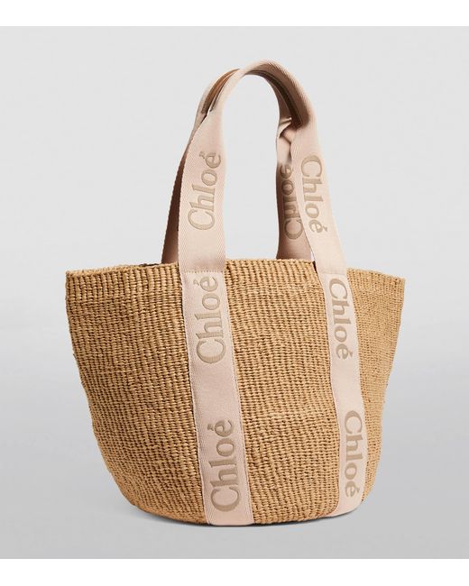 Chloé Natural Large Woody Basket Bag