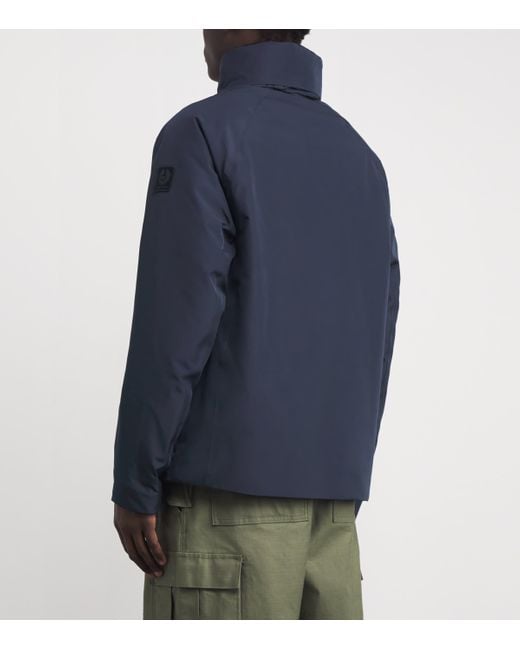 Belstaff Blue Water-Repellent Force Jacket for men