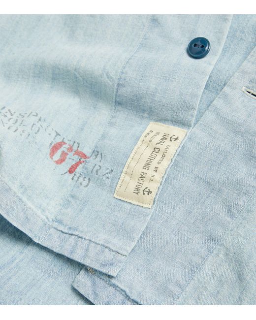 Polo Ralph Lauren Blue Short-sleeve Denim Shirt for men