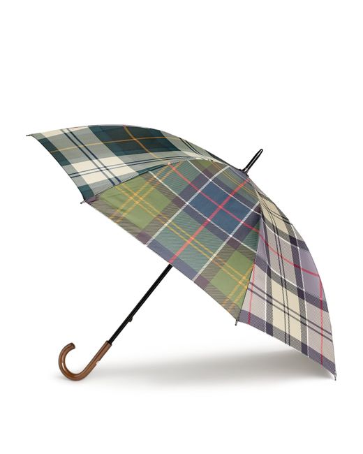 Barbour Blue Mixed Tartan Umbrella