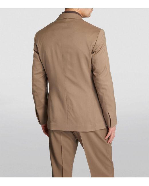 Ralph Lauren Purple Label Natural Wool Gabardine Kent 2-piece Suit for men