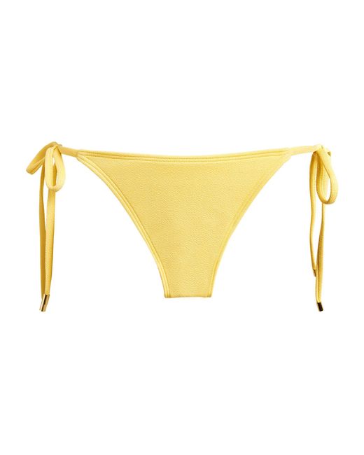Peony Synthetic String Bikini Bottoms in Yellow | Lyst