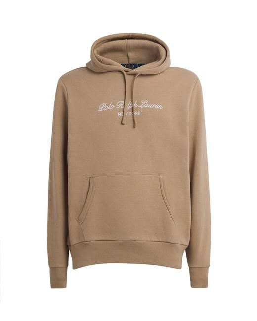 Polo Ralph Lauren Natural Logo Embroidered Hoodie for men