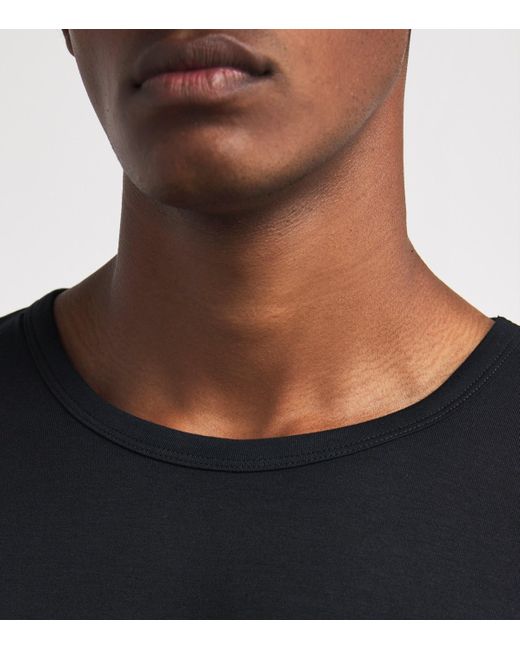 Paul Smith Black Modal-Blend Crew-Neck T-Shirt for men