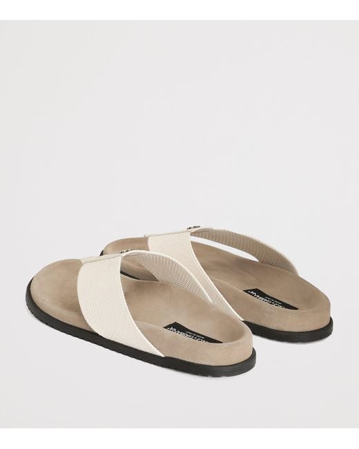 Dolce & Gabbana White Dg Millennials Flip Flops for men