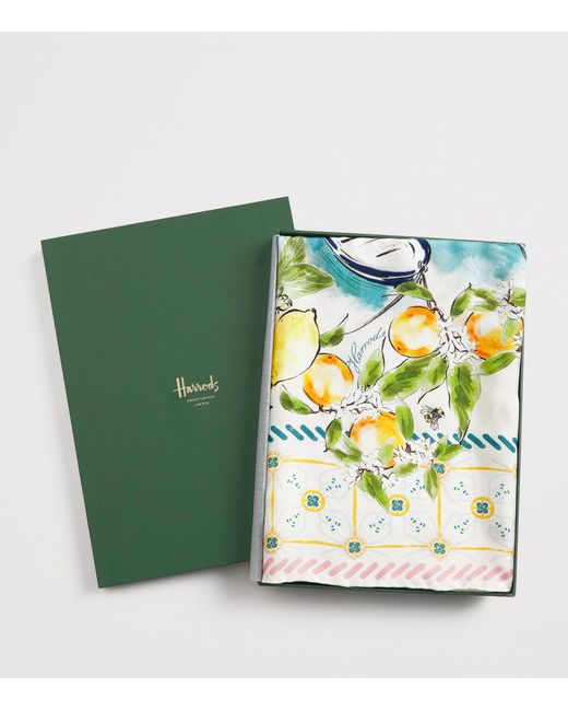 Harrods Metallic Silk High Summer Scarf