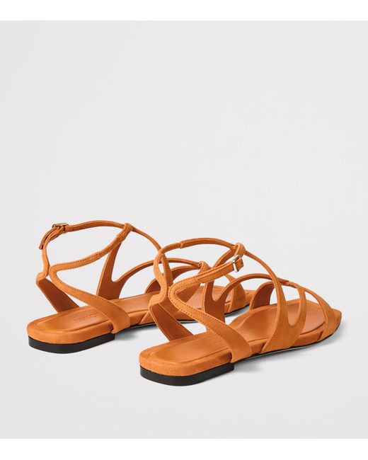 Jimmy Choo Brown Ayla Suede Sandals
