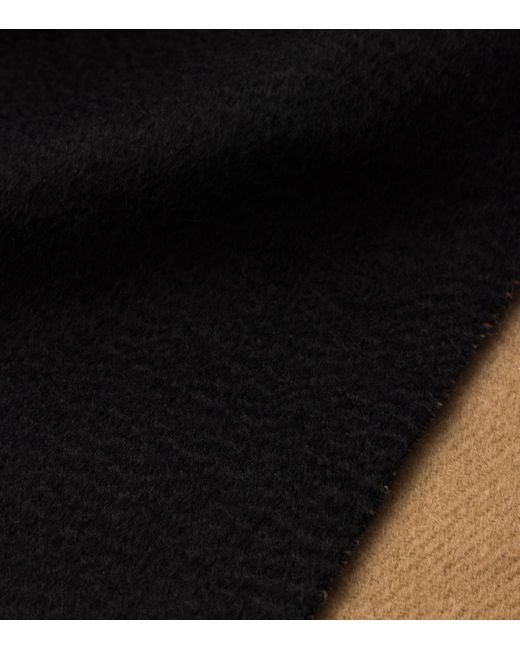 Prada Black Cashmere Double-Faced Scarf