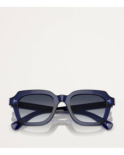 Oliver Peoples Blue Acetate Kienna Sunglasses