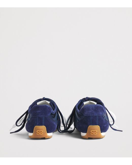 Sandro Blue Light Wave Sneakers