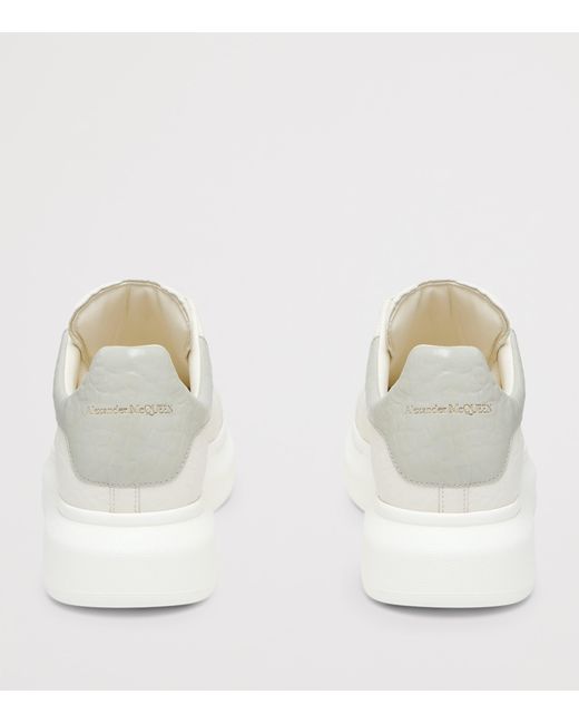 McQueen White Leather Oversized Sneakers for men