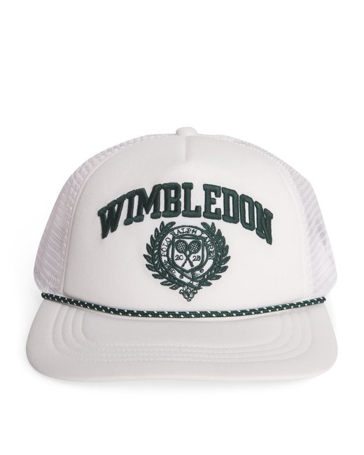 Ralph Lauren White X Wimbledon Logo Baseball Cap for men