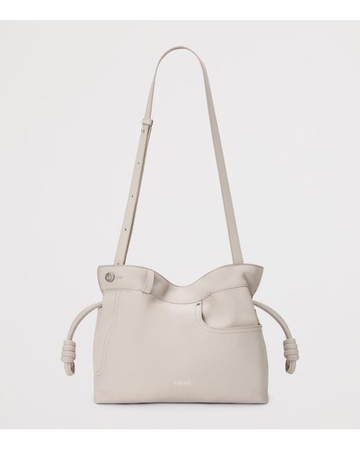 Loewe Natural Leather Jean-Detail Flamenco Purse