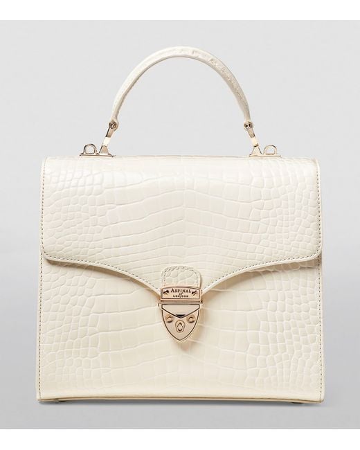 Aspinal White Mayfair Bag