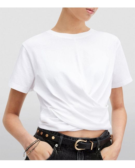 AllSaints White Organic Cotton Mallinson T-shirt