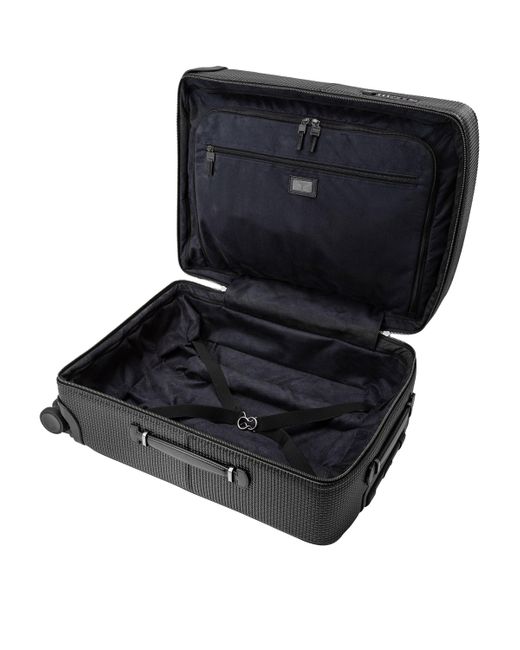Serapian Black Stepan Canvas Travel Trolley