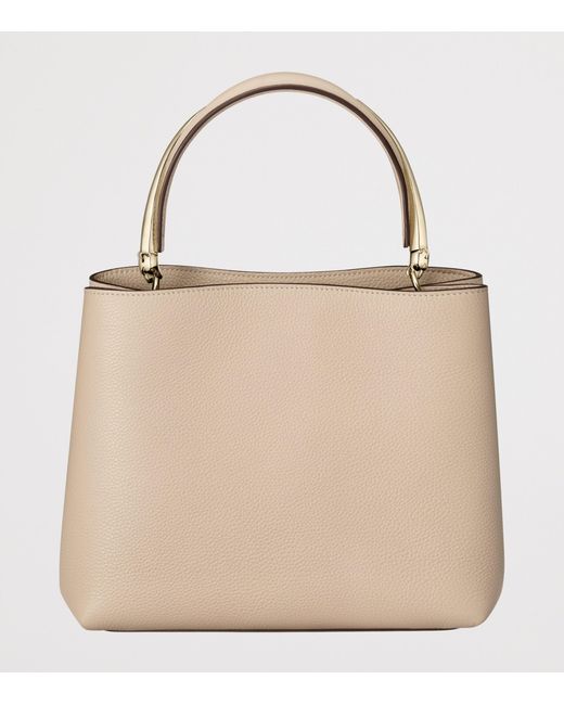 Cartier Natural Leather Panthère De Double Top-Handle Bag