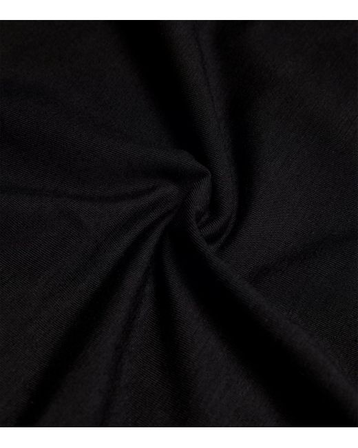 Zimmerli of Switzerland Black Stretch-Modal Pureness T-Shirt for men