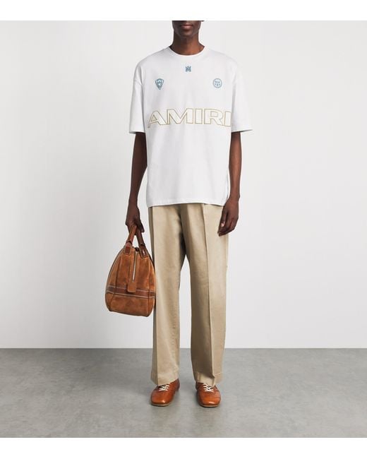 Amiri White Cotton Sport 94 T-Shirt for men