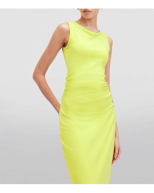 AllSaints Yellow Katarina Maxi Dress