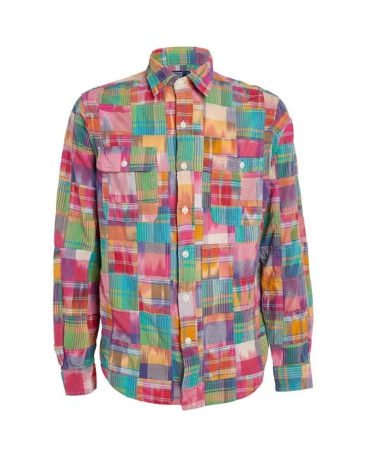 Polo Ralph Lauren Multicolor Patchwork Shirt for men