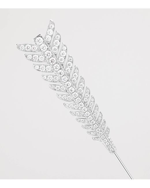 Boucheron White And Diamond Nature Triomphante Flèche Brooch