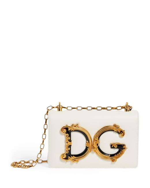 Dolce & Gabbana Metallic Dg Girls Cross-Body Bag