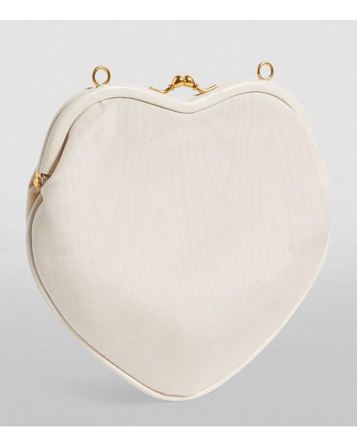 Vivienne Westwood White Belle Heart Cross-body Bag