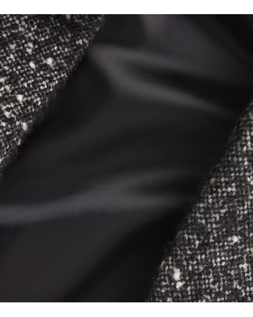 Joseph Black Wool Tweed Donegal Agar Coat