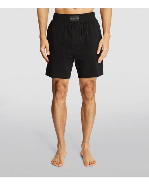 Calvin Klein Black Intense Power Logo Shorts for men