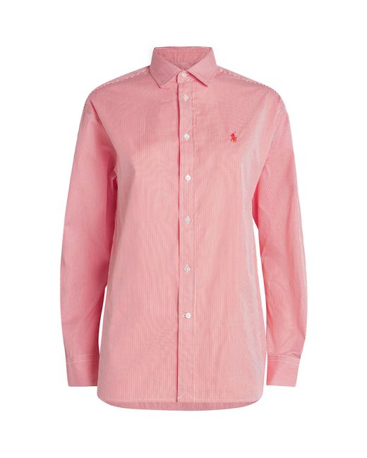 Polo Ralph Lauren Pink Stripe Polo Pony Shirt